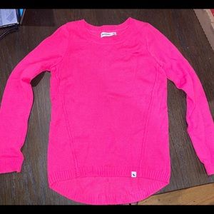 Abercrombie Hot Pink Sweater